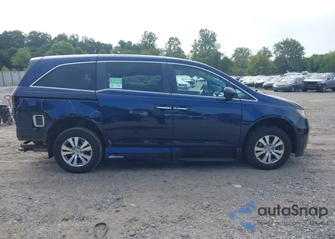 2015 Honda Odyssey Ex-L z USA, uszkodzony, nr VIN 5FNRL5H63FB040992